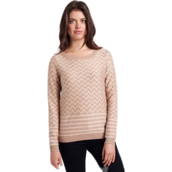 Joie tan cashmere blend sweater women’s M - Picture 3 of 8
